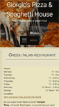 Mobile Screenshot of giorgiospizzaandpasta.com