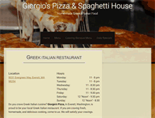 Tablet Screenshot of giorgiospizzaandpasta.com